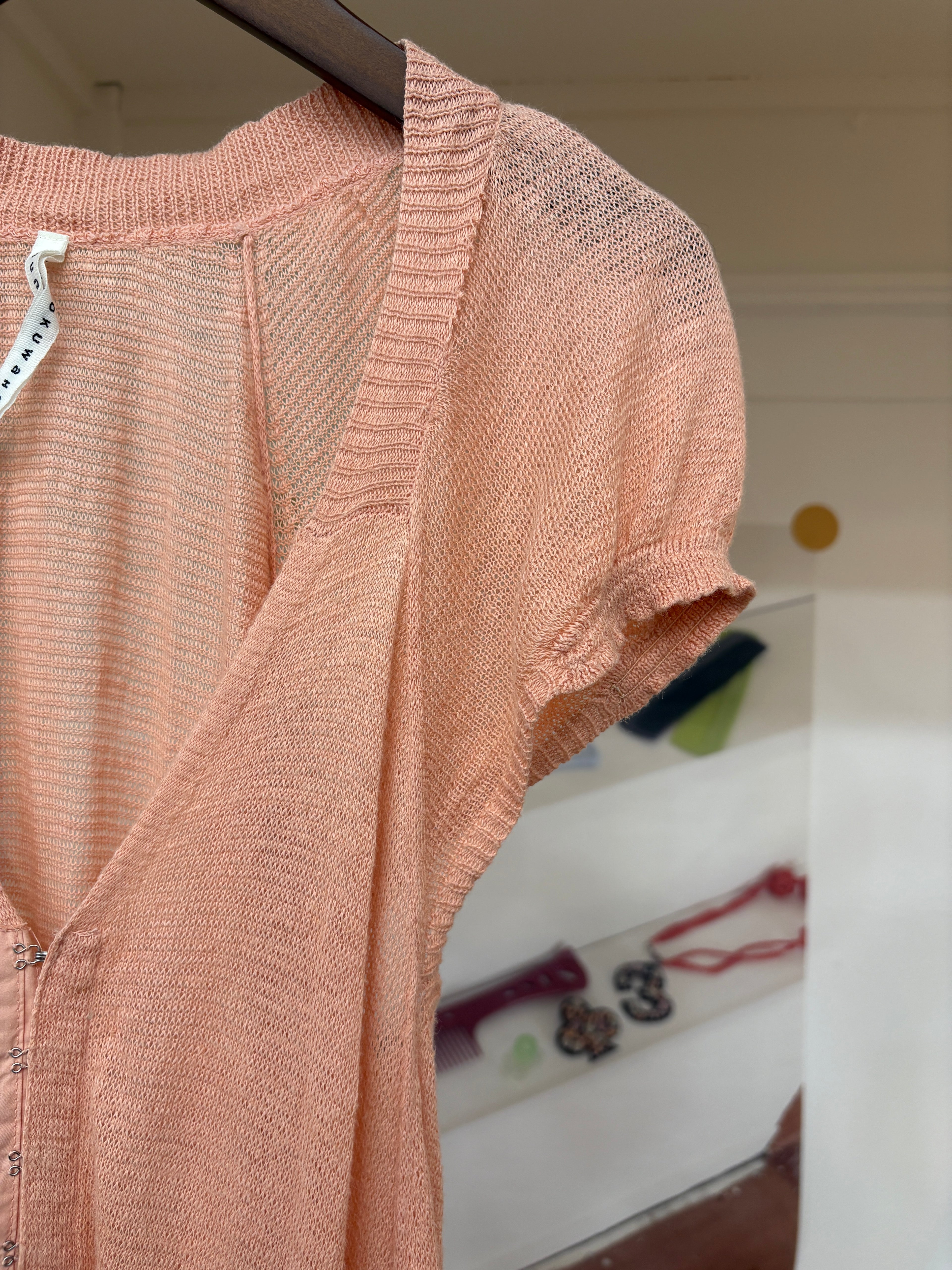 pink knit dress