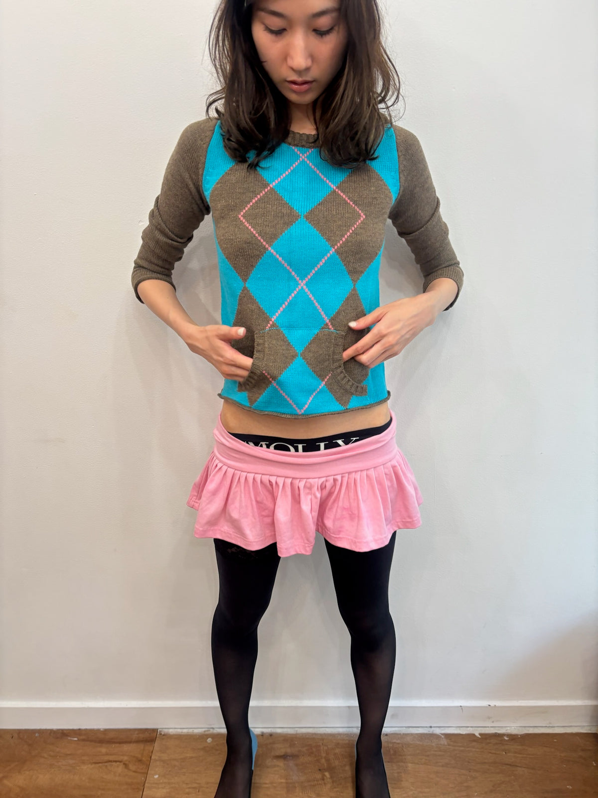 argyle knit