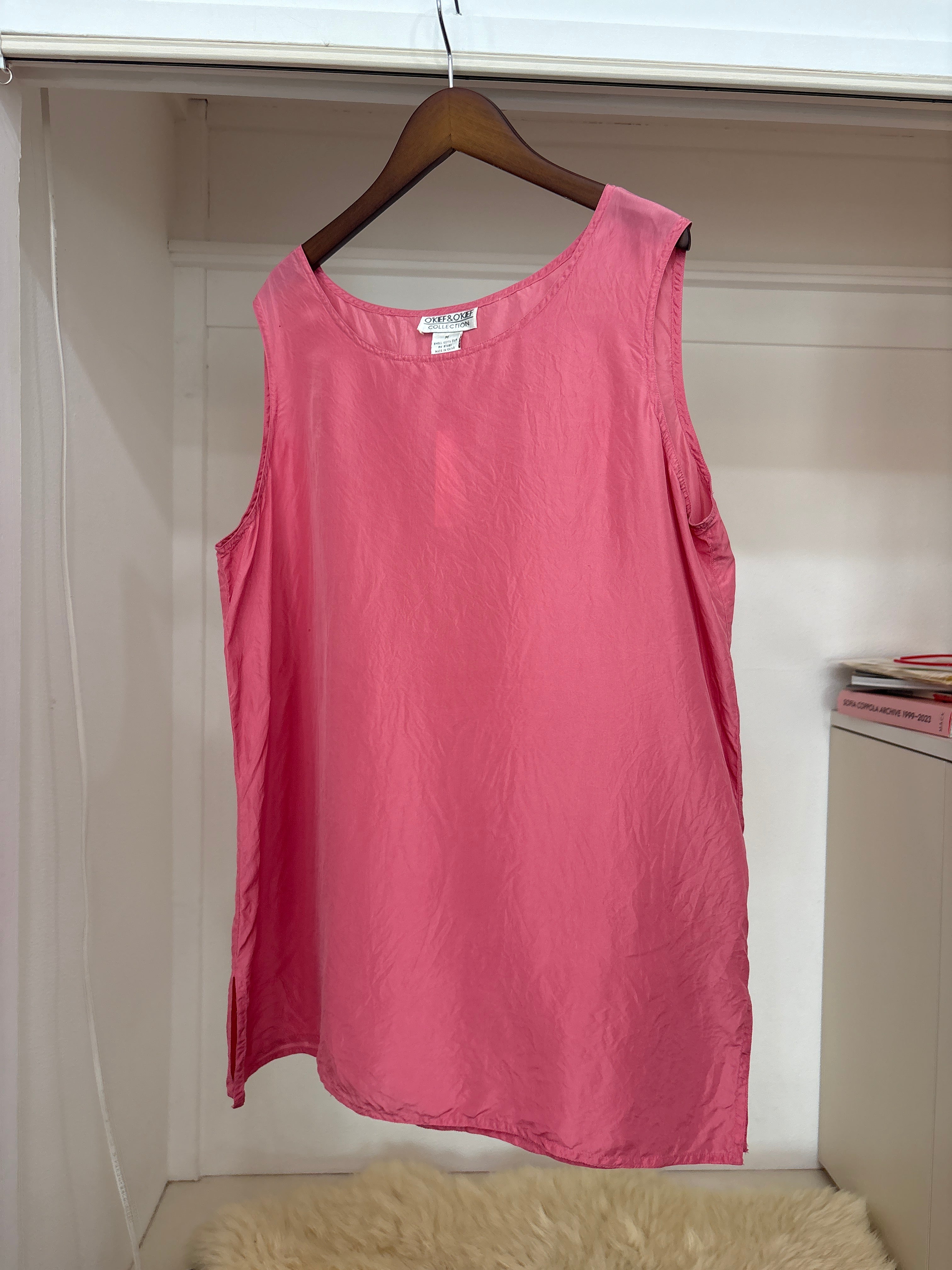 pink dress top