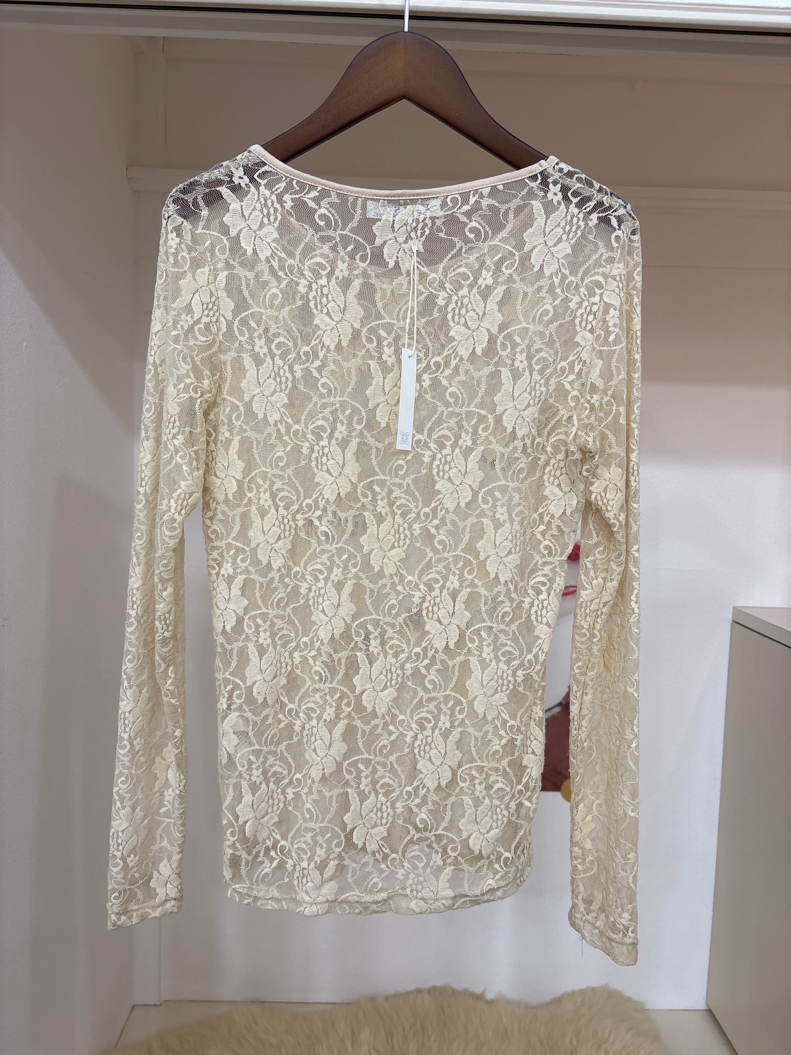 ivory lace top