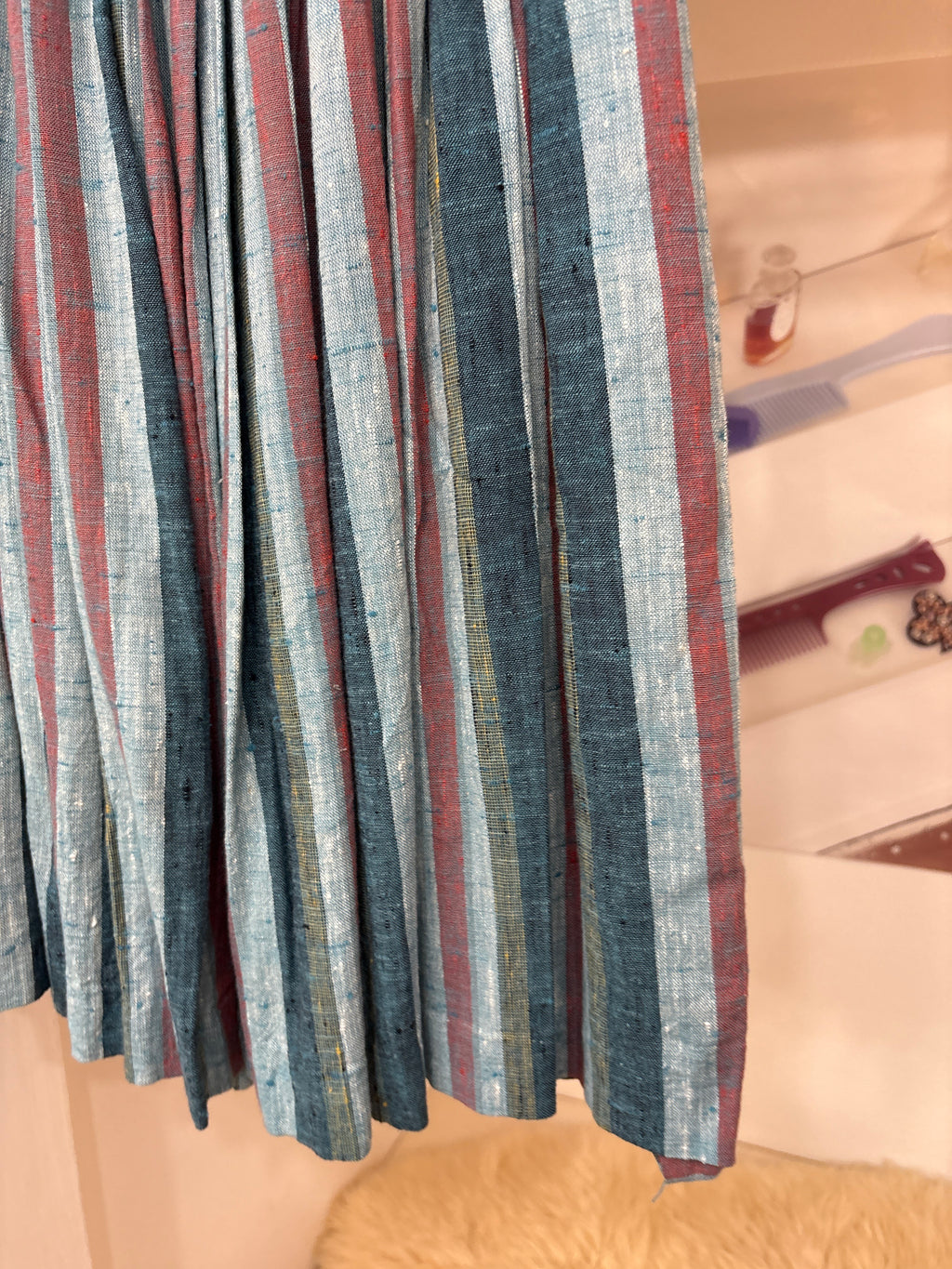 vintage stripe skirt