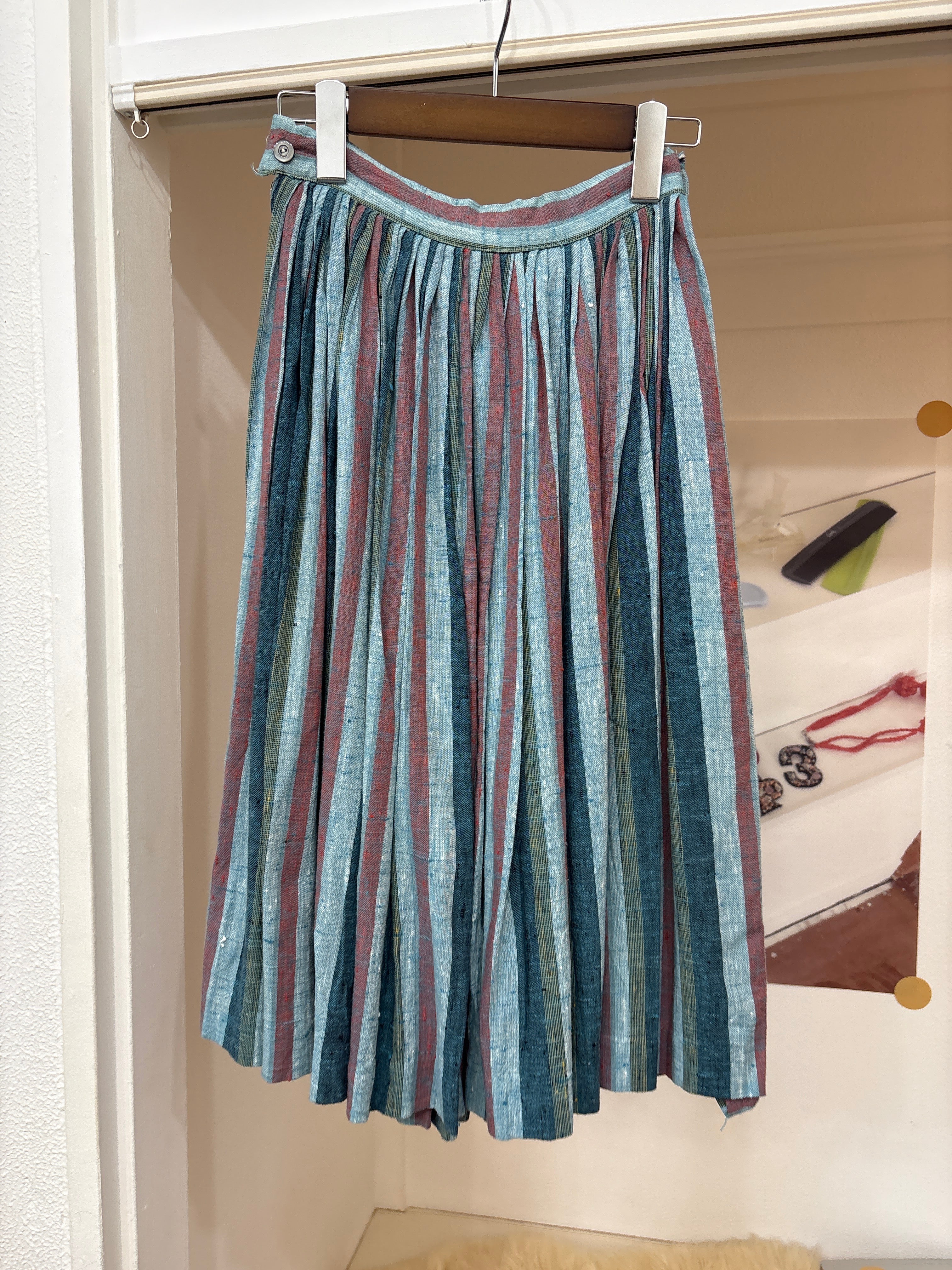 vintage stripe skirt