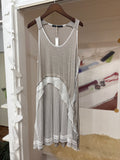 layered gray dress