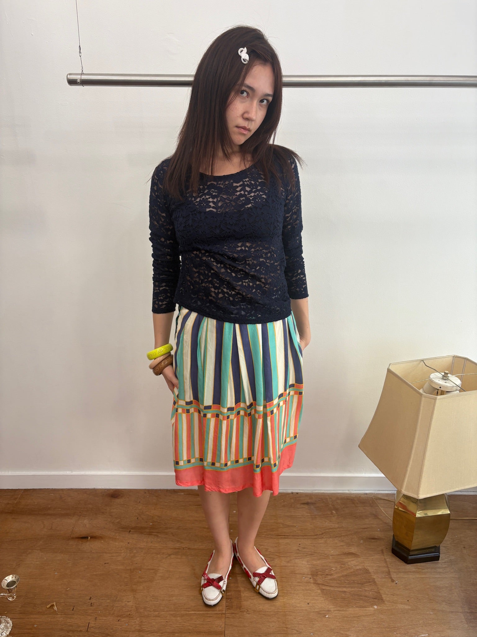 diesel stripe skirt