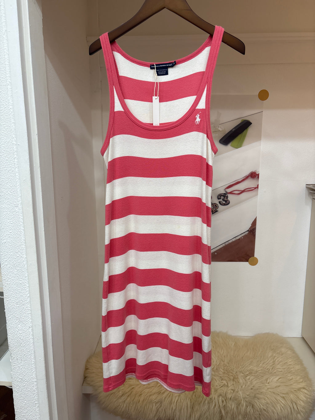 ralph lauren border tank dress