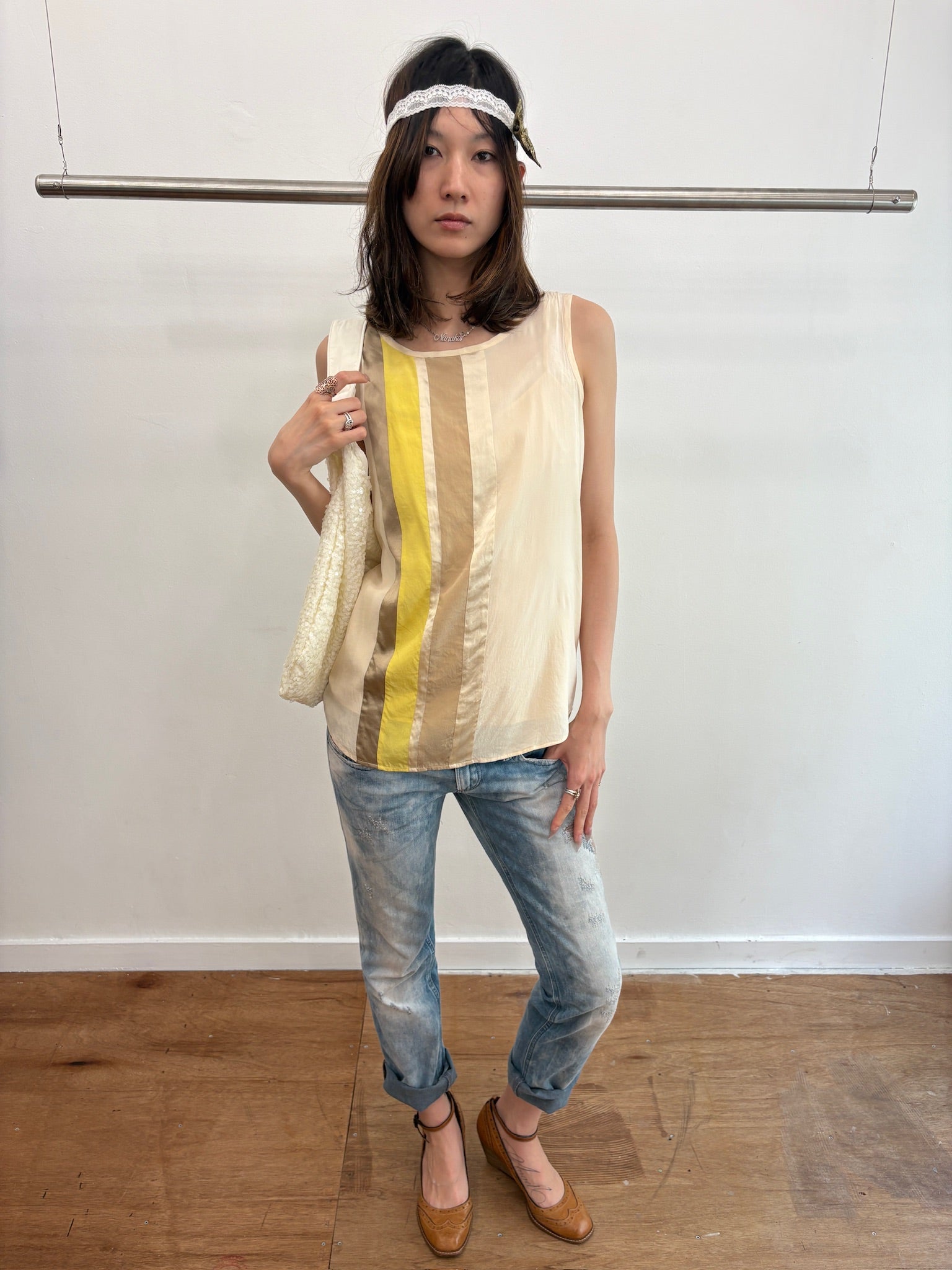 dkny stripe top