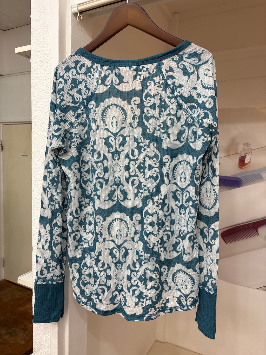 damask pattern top