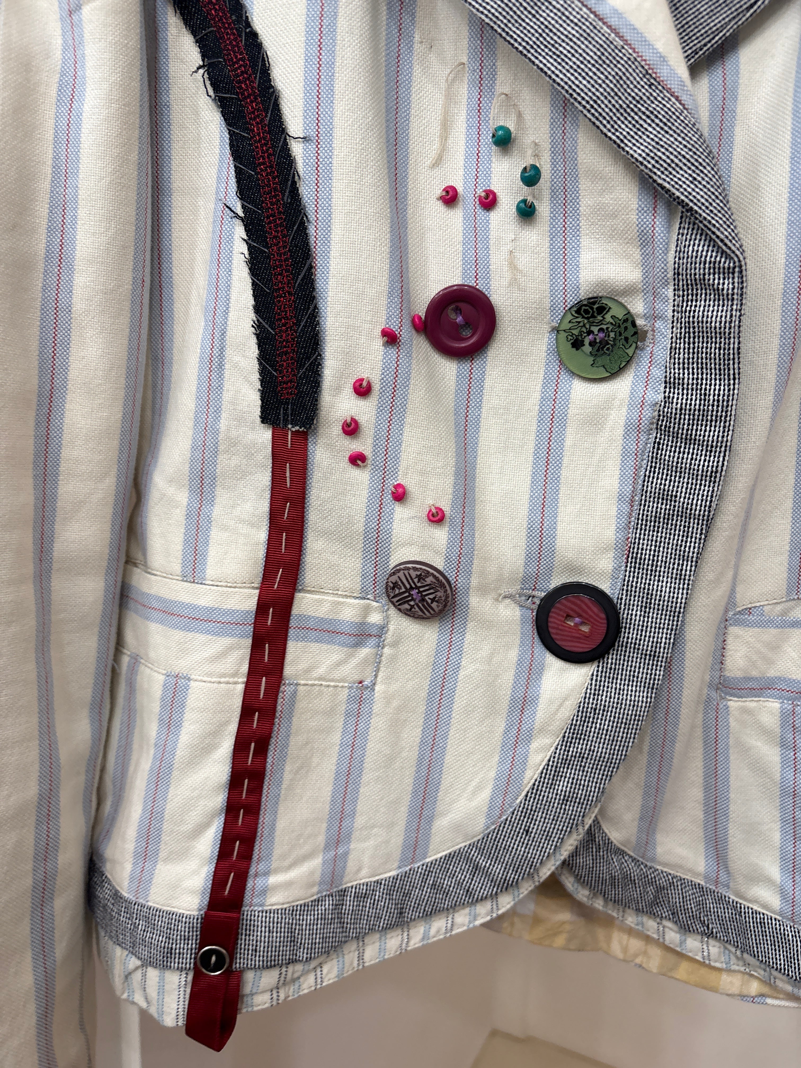 desigual stripe jacket