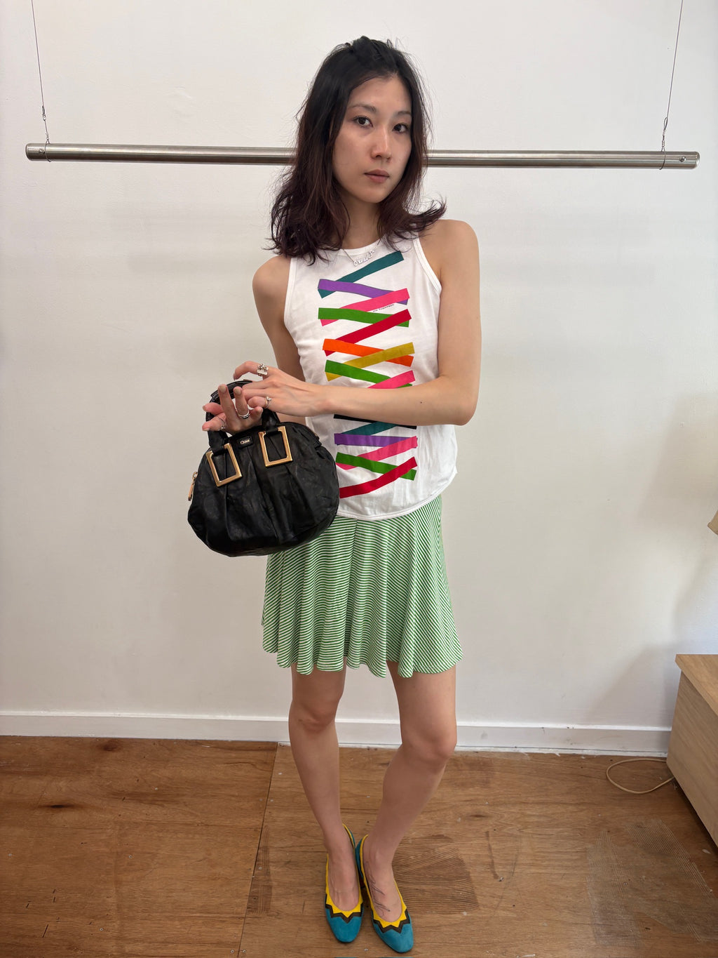 colorful tape tank