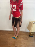 stripe knit skirt