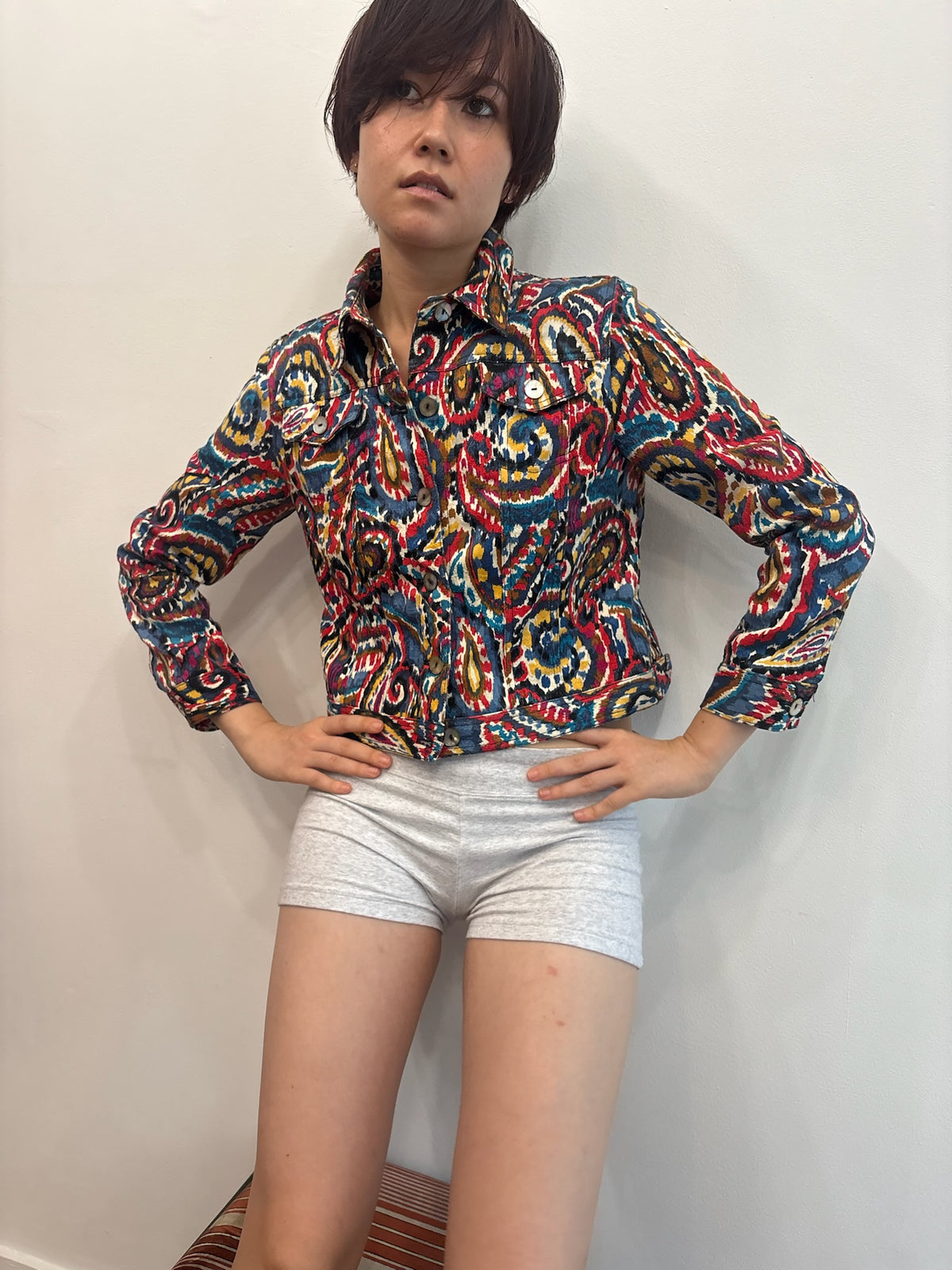 paisley pattern jacket