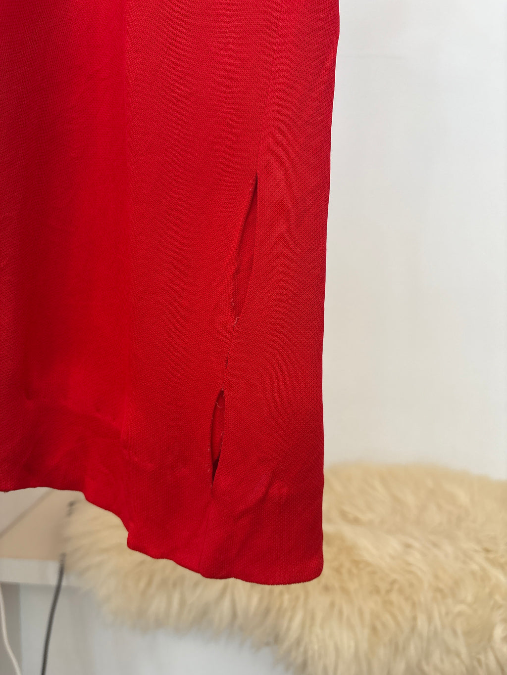 red dress