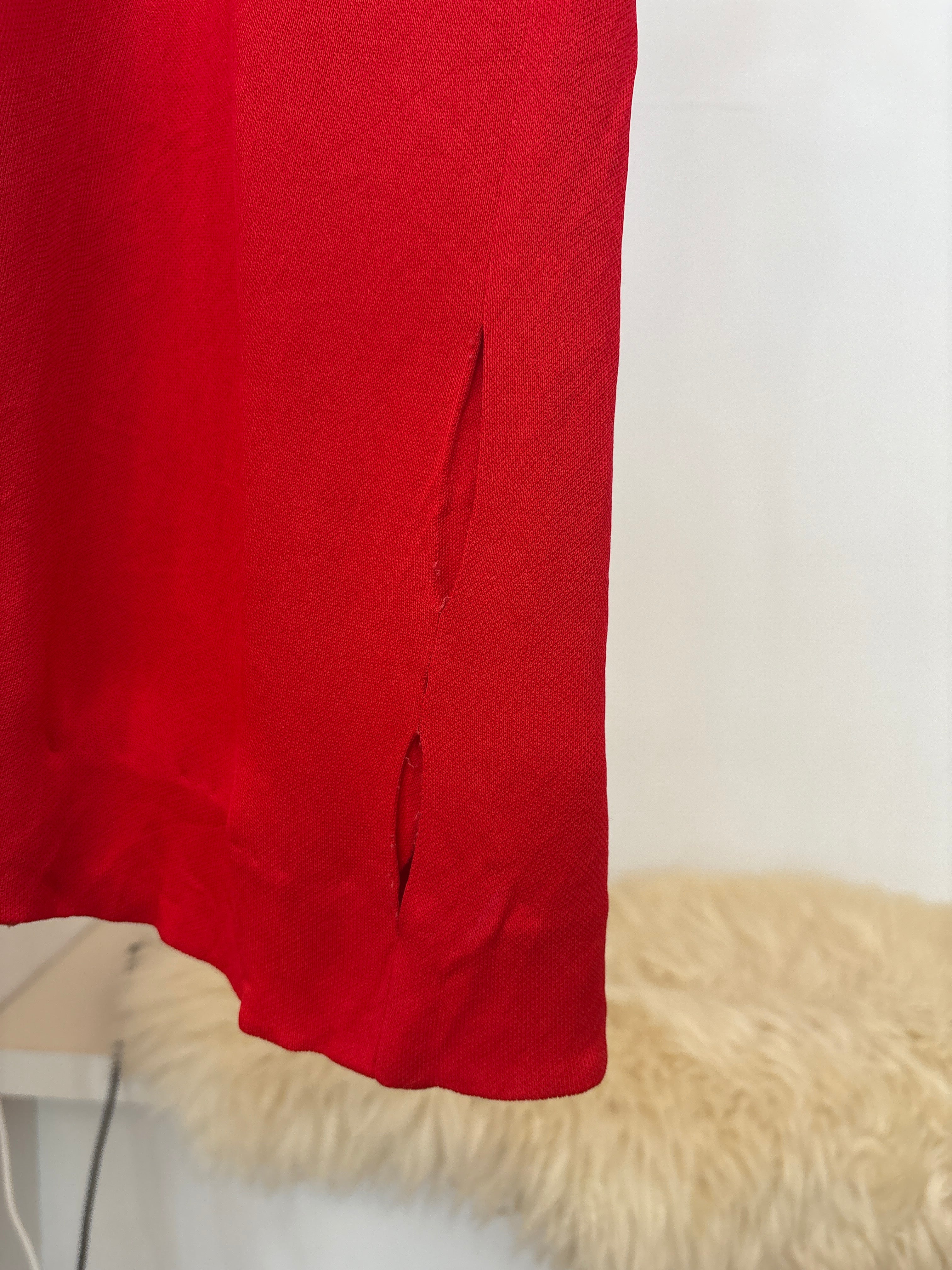 red dress