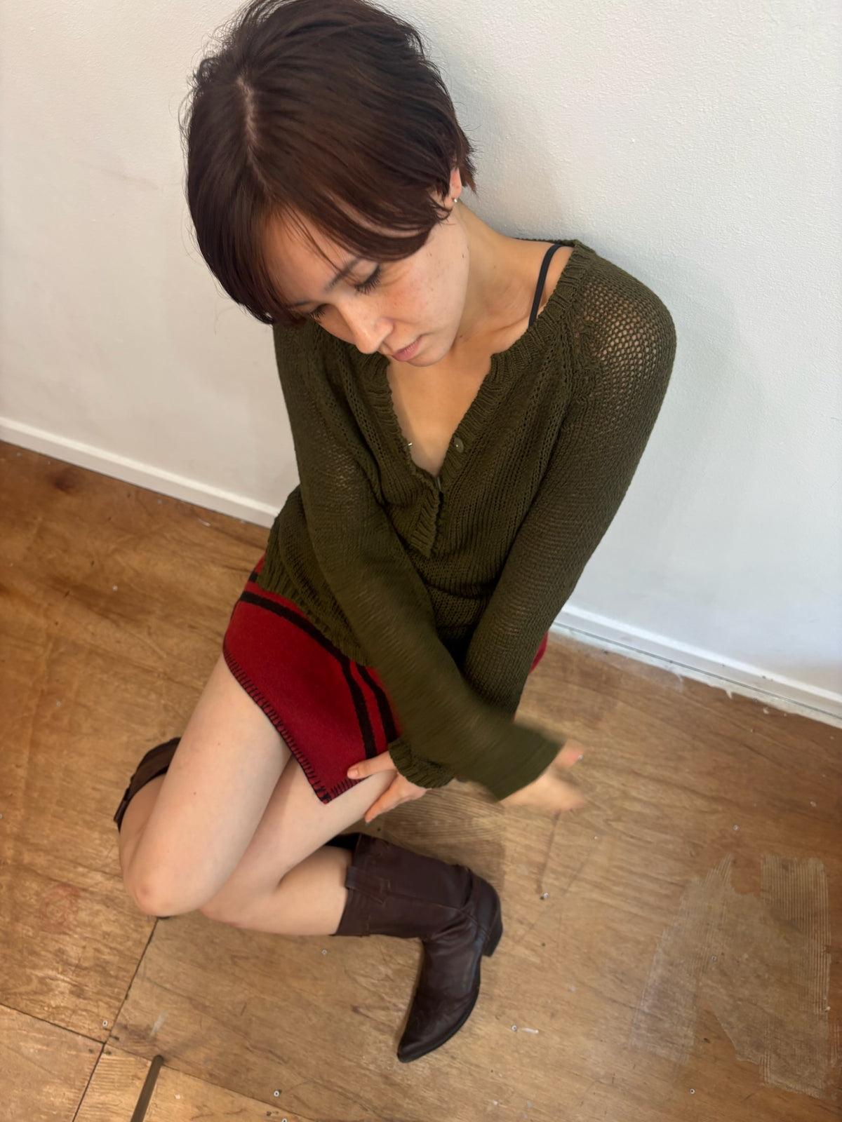 80s Ralph Lauren Country Blanket Wrap Skirt