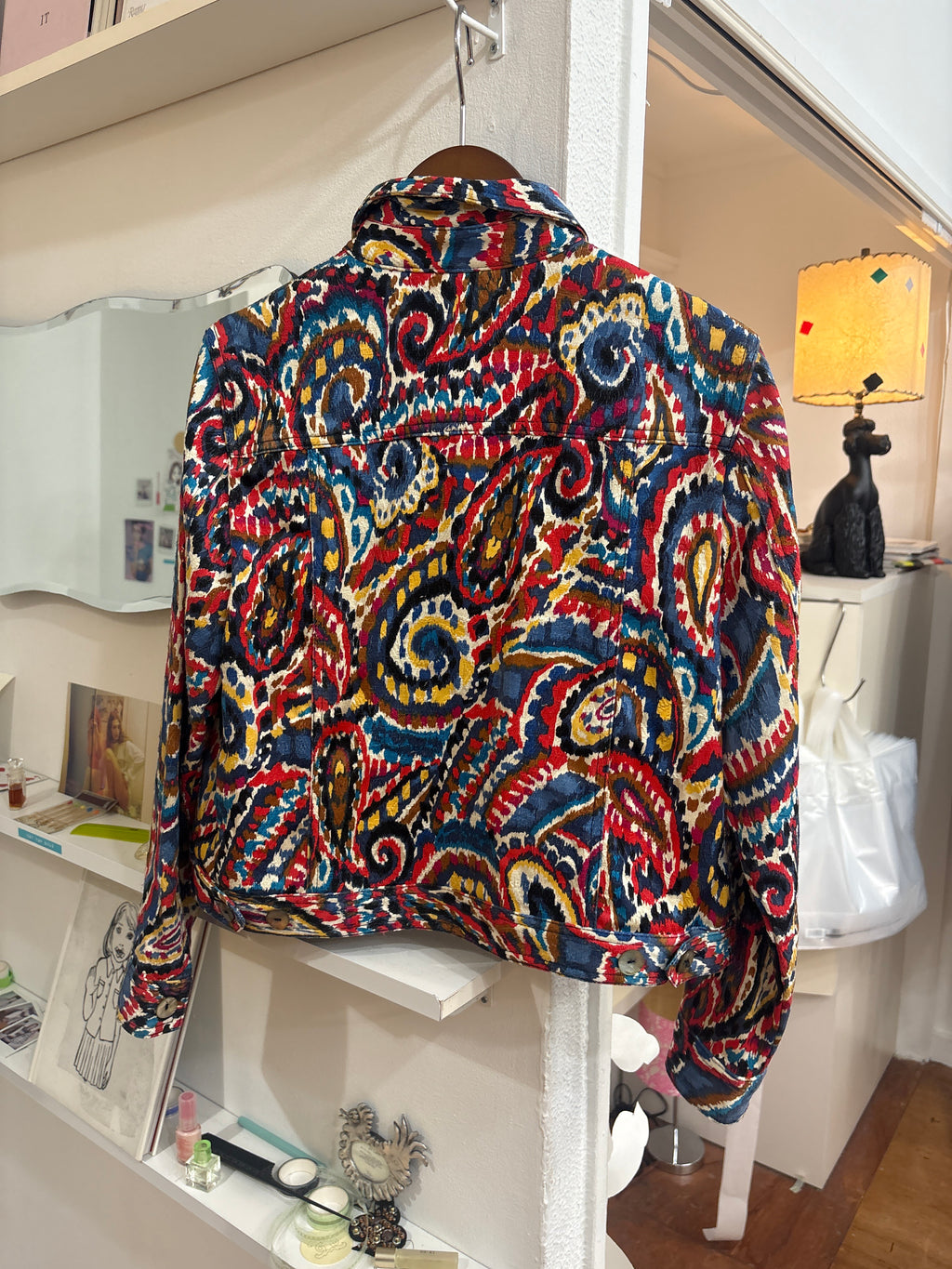 paisley pattern jacket