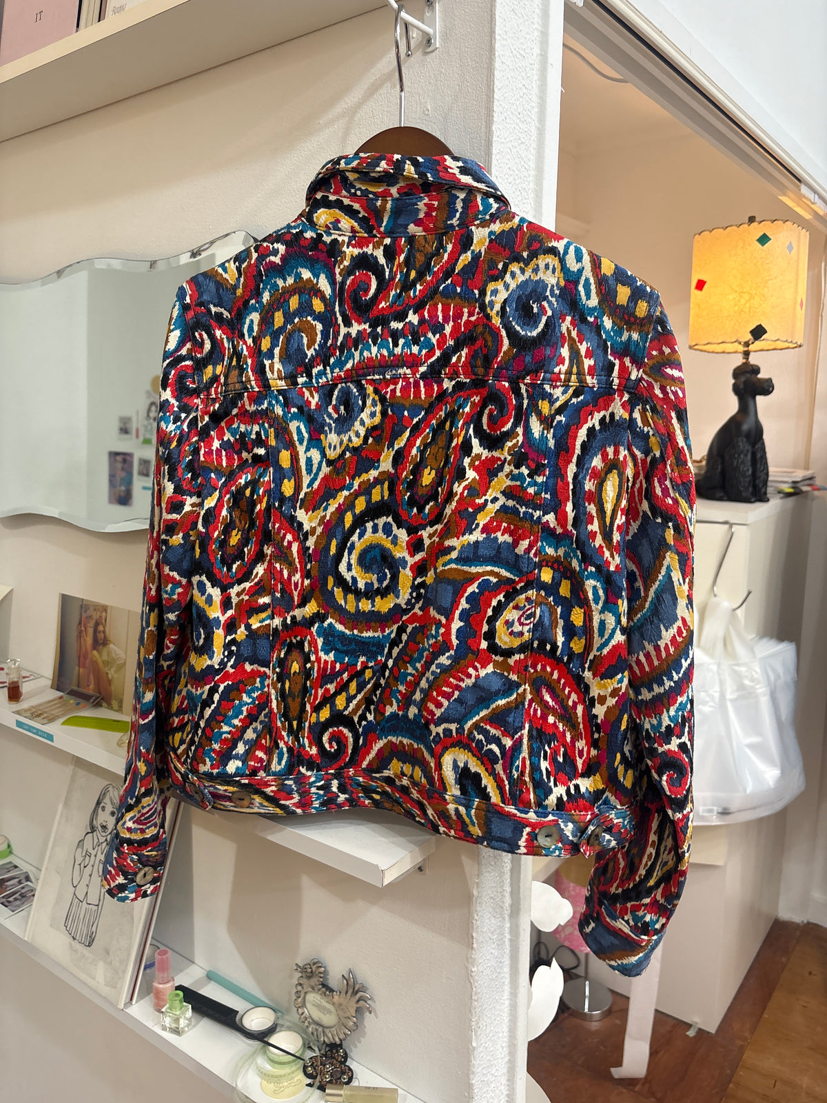 paisley pattern jacket