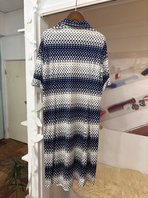 geometric pattern dress