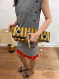 yellow stripe bag