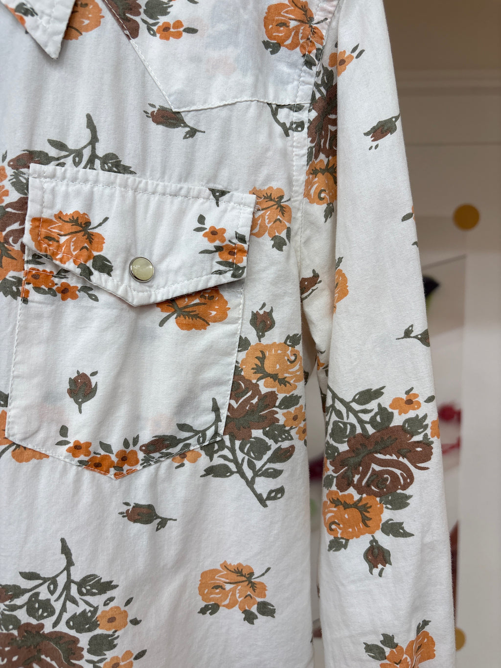 flower pattern shirt