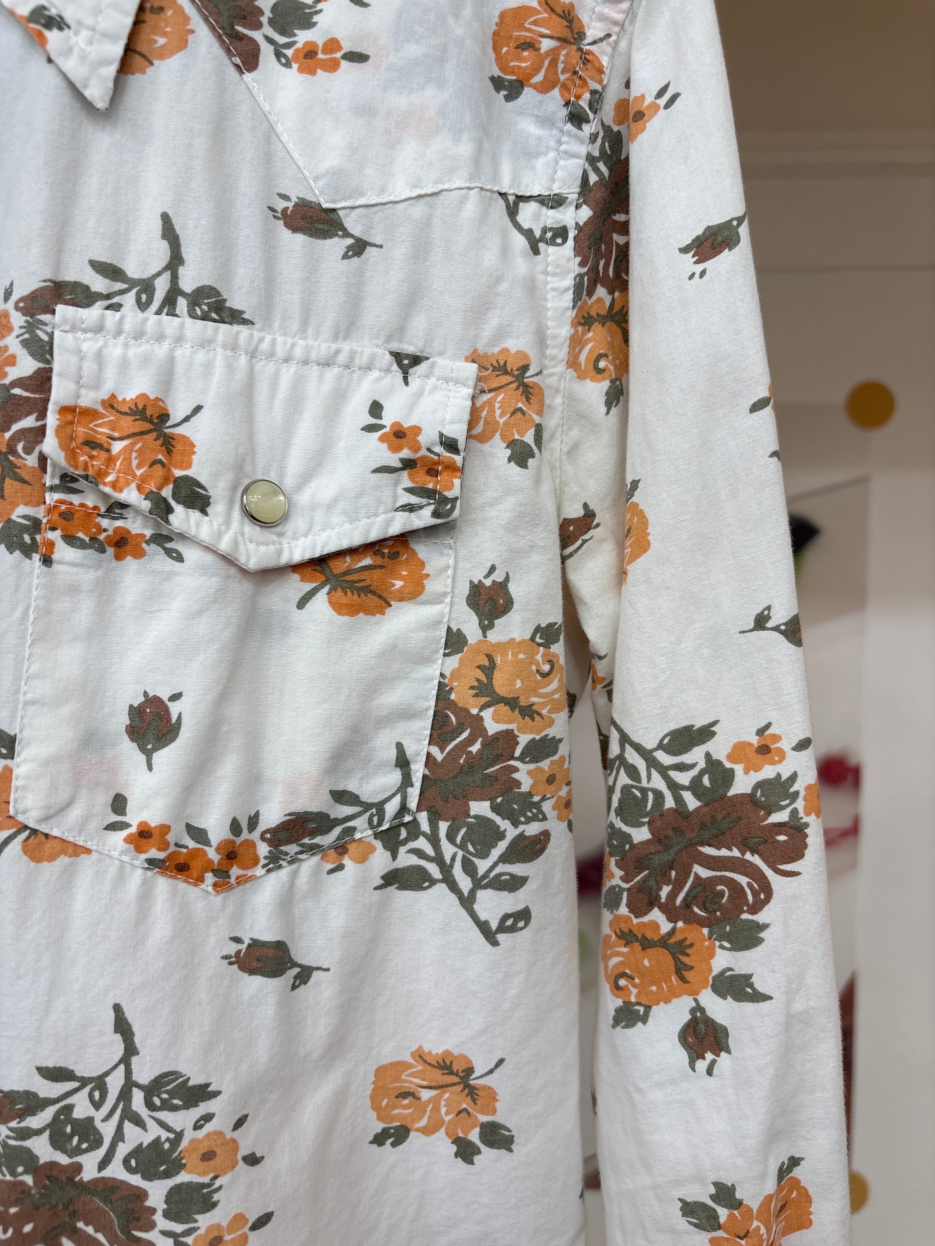 flower pattern shirt