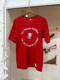 70's red football tee