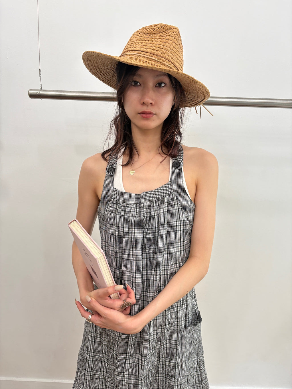 gingham check dress