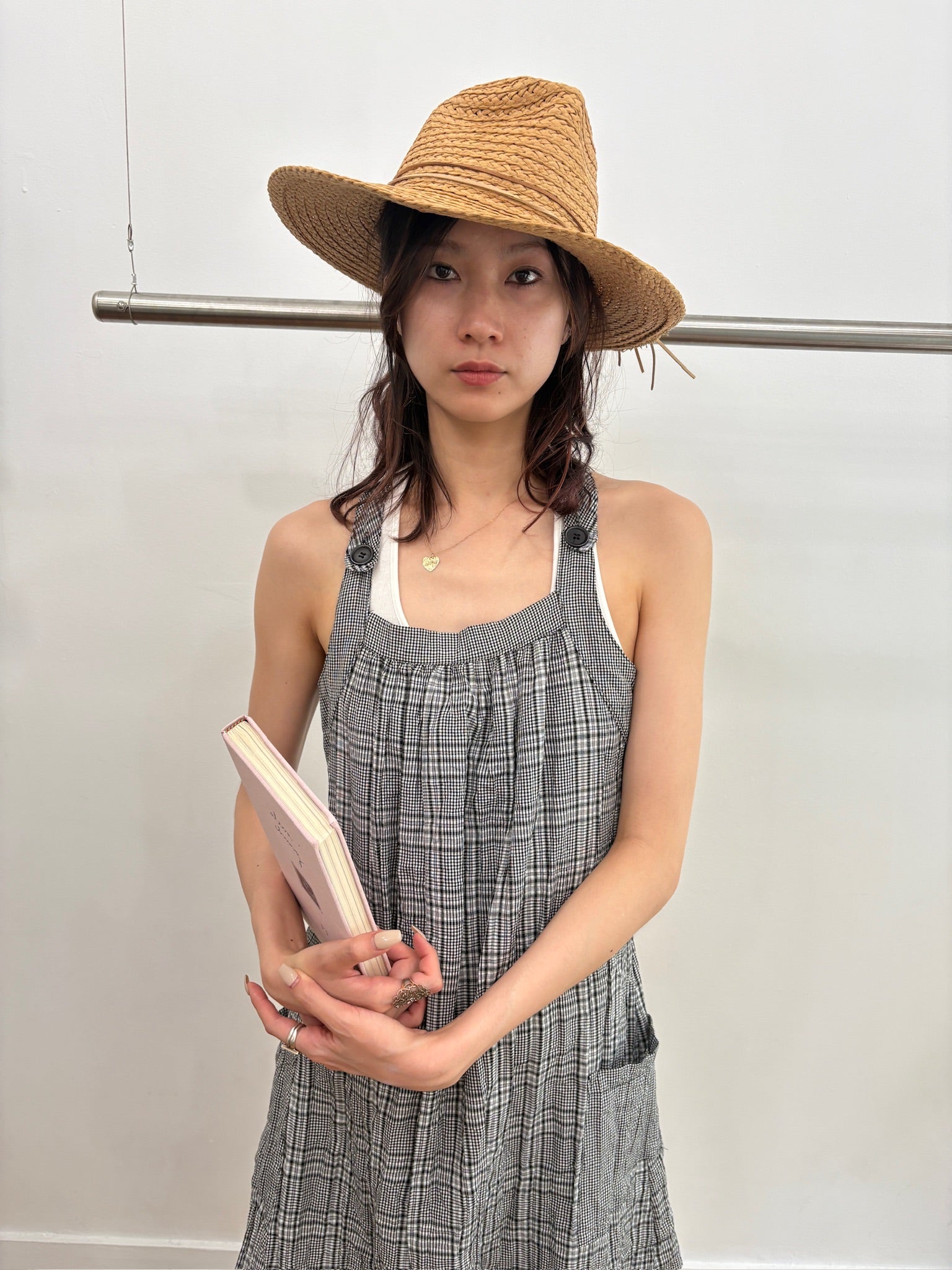 gingham check dress