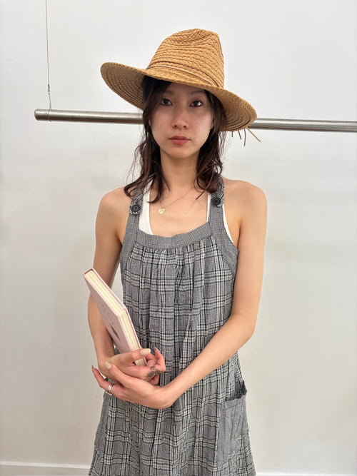 gingham check dress