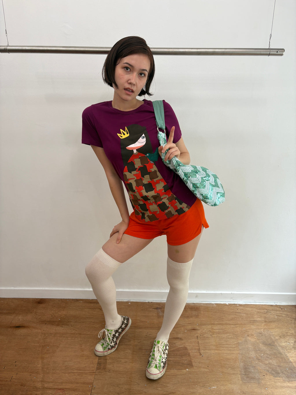 Orange shorts