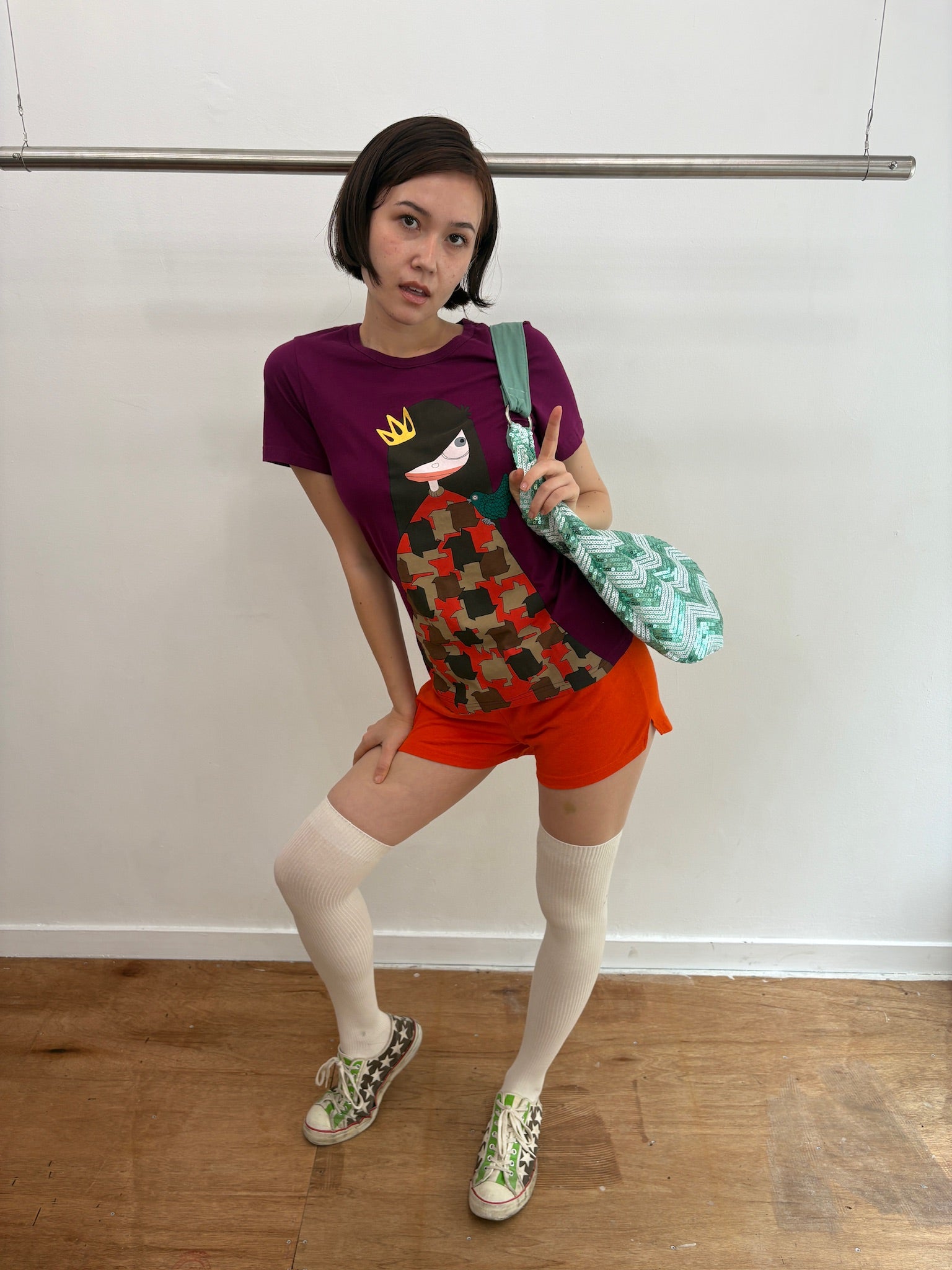 Orange shorts