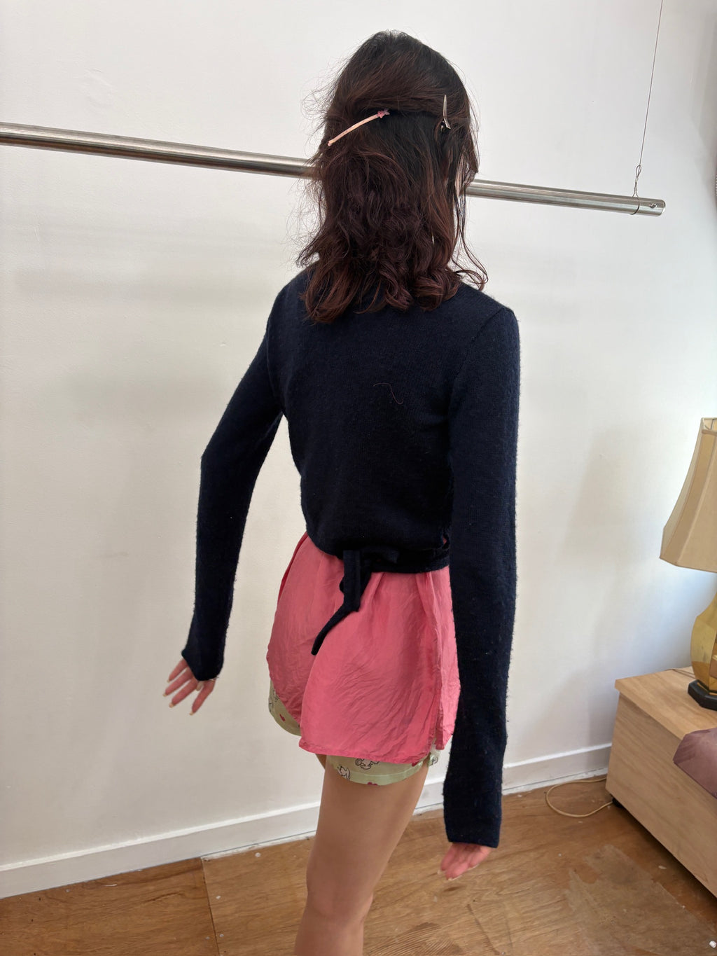 pink dress top