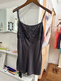 gray lace cami