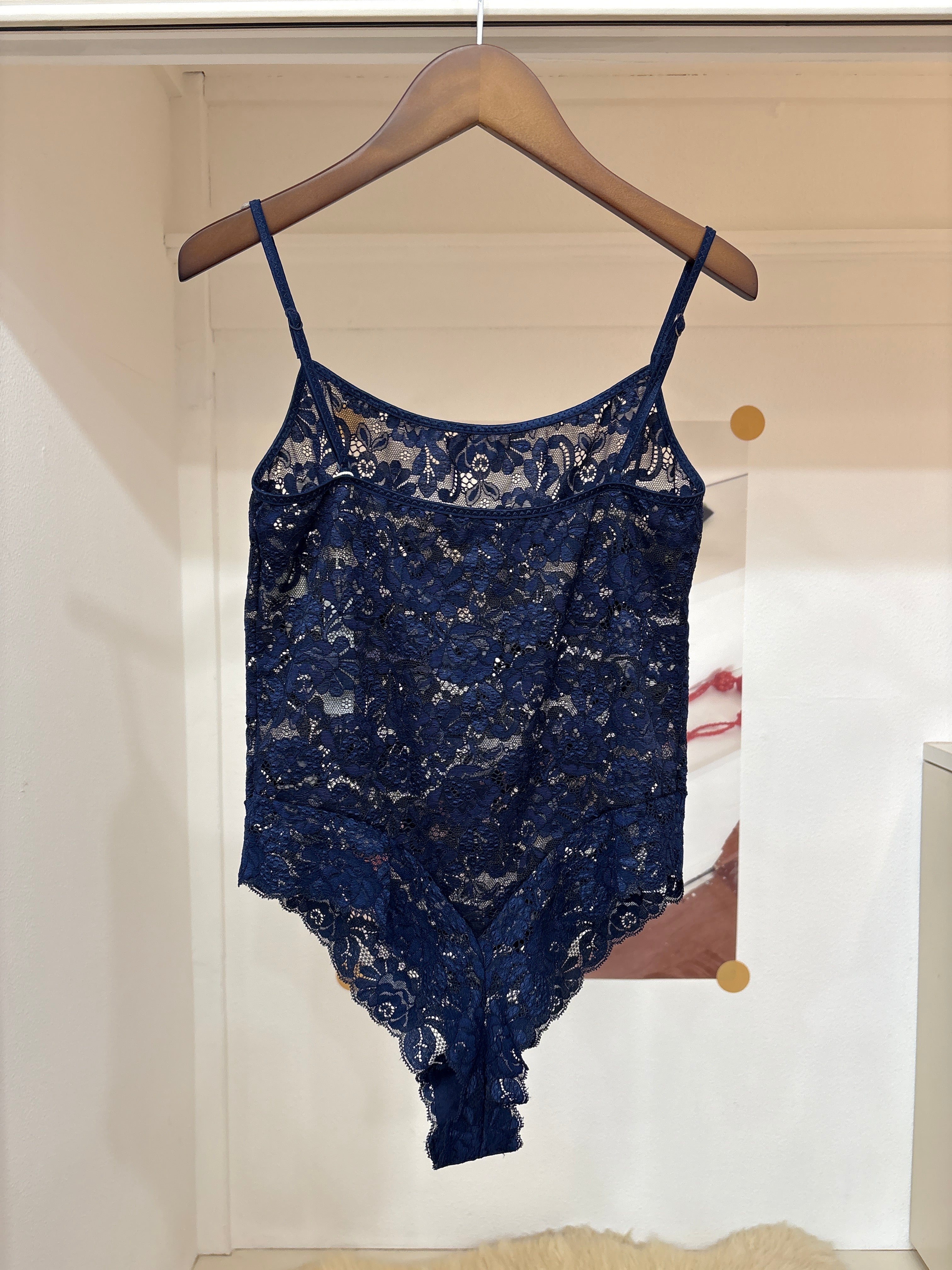 navy lace bodysuit