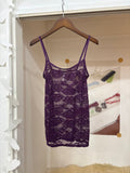 purple lace cami