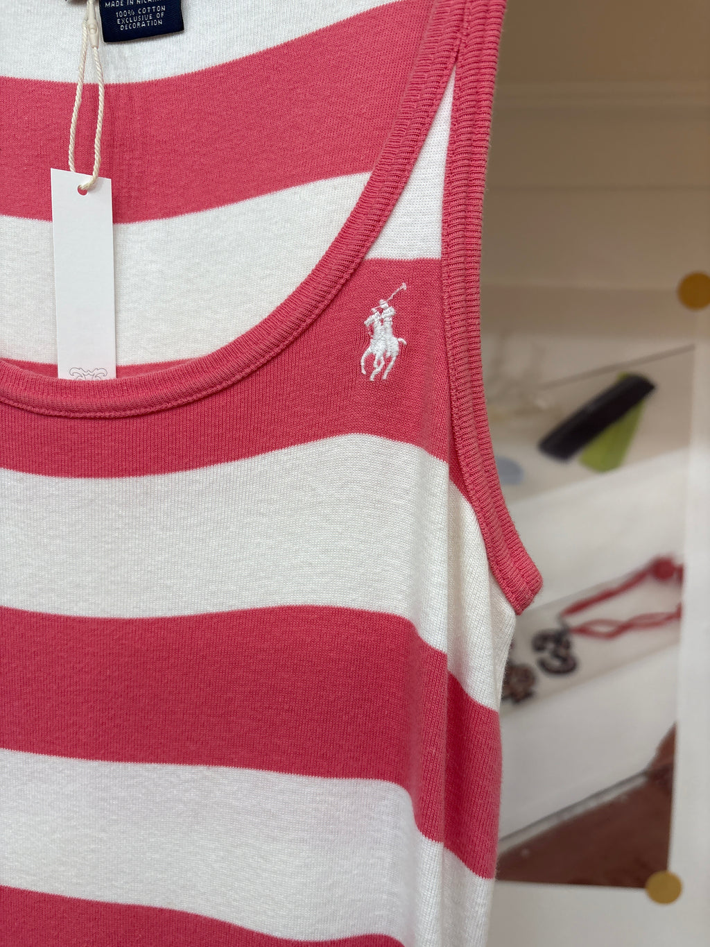 ralph lauren border tank dress