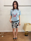 flower pattern shorts
