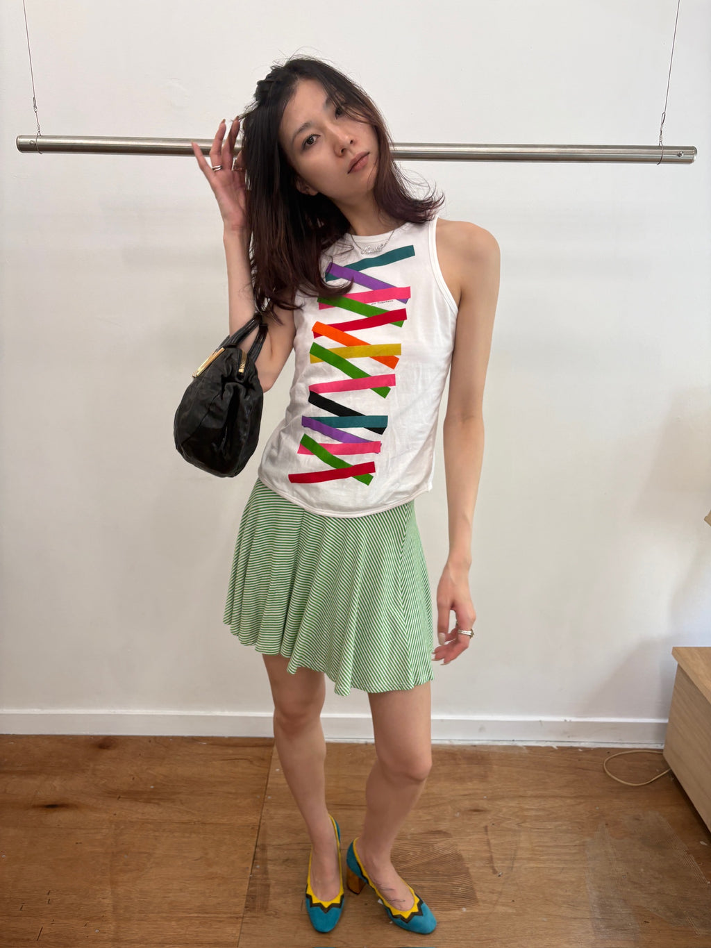 colorful tape tank