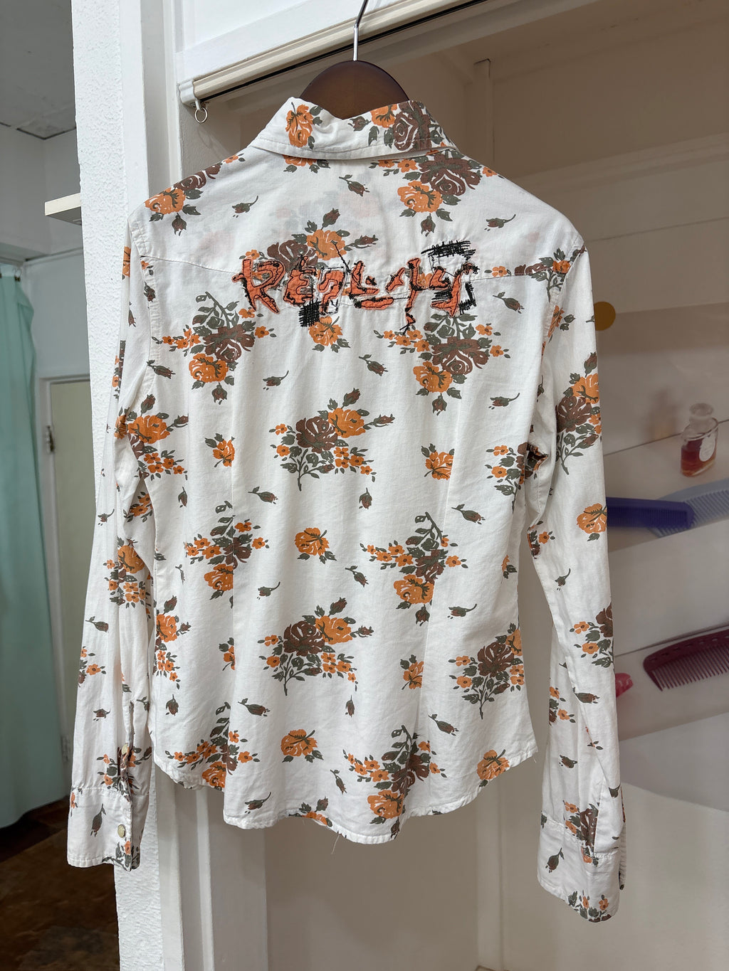 flower pattern shirt