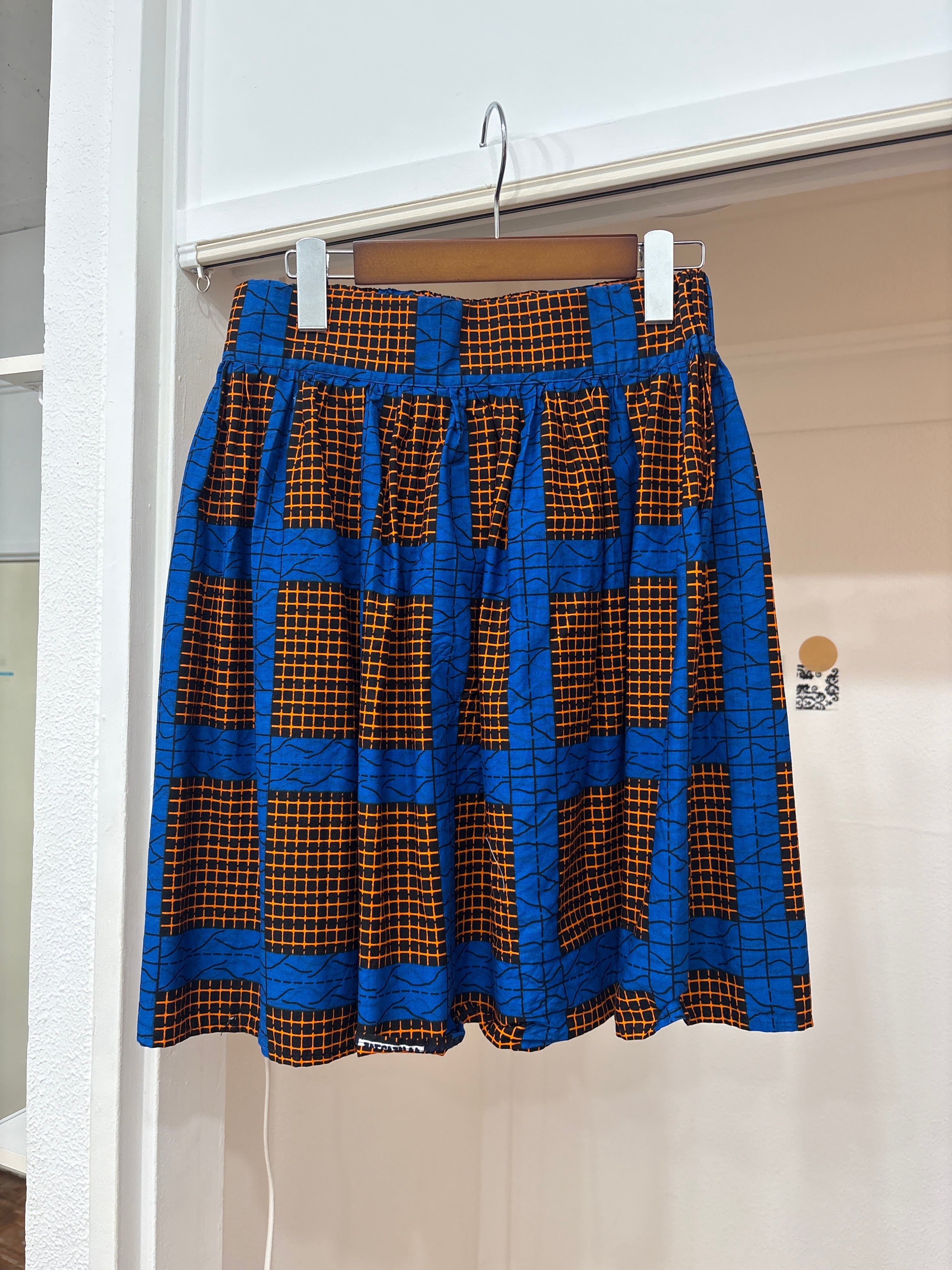Mosaic pattern skirt