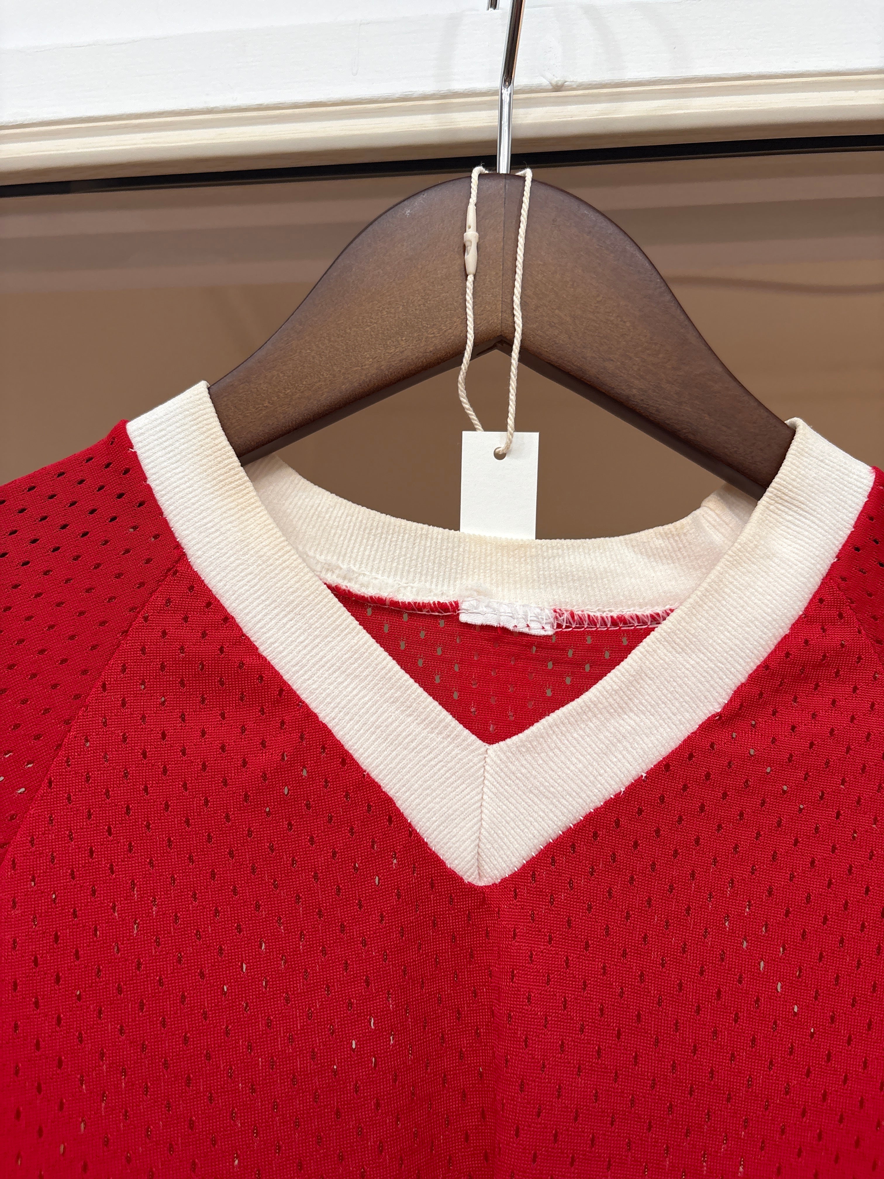 70's red mesh tee