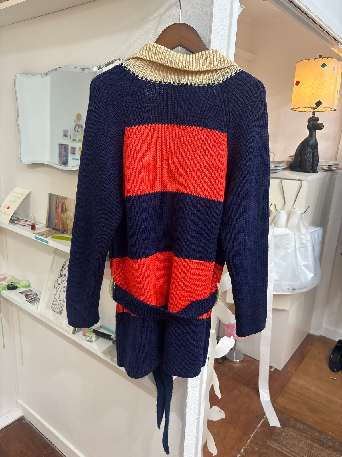 border knit jacket