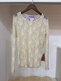 ivory lace top