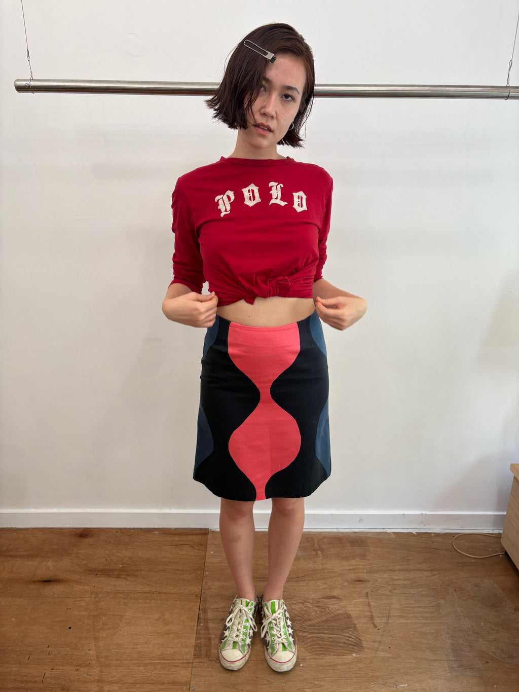 marimekko midi skirt