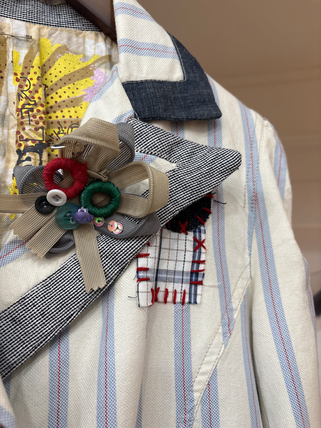 desigual stripe jacket