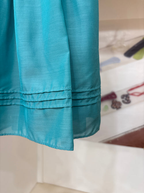 Mackintosh turquoise flare skirt