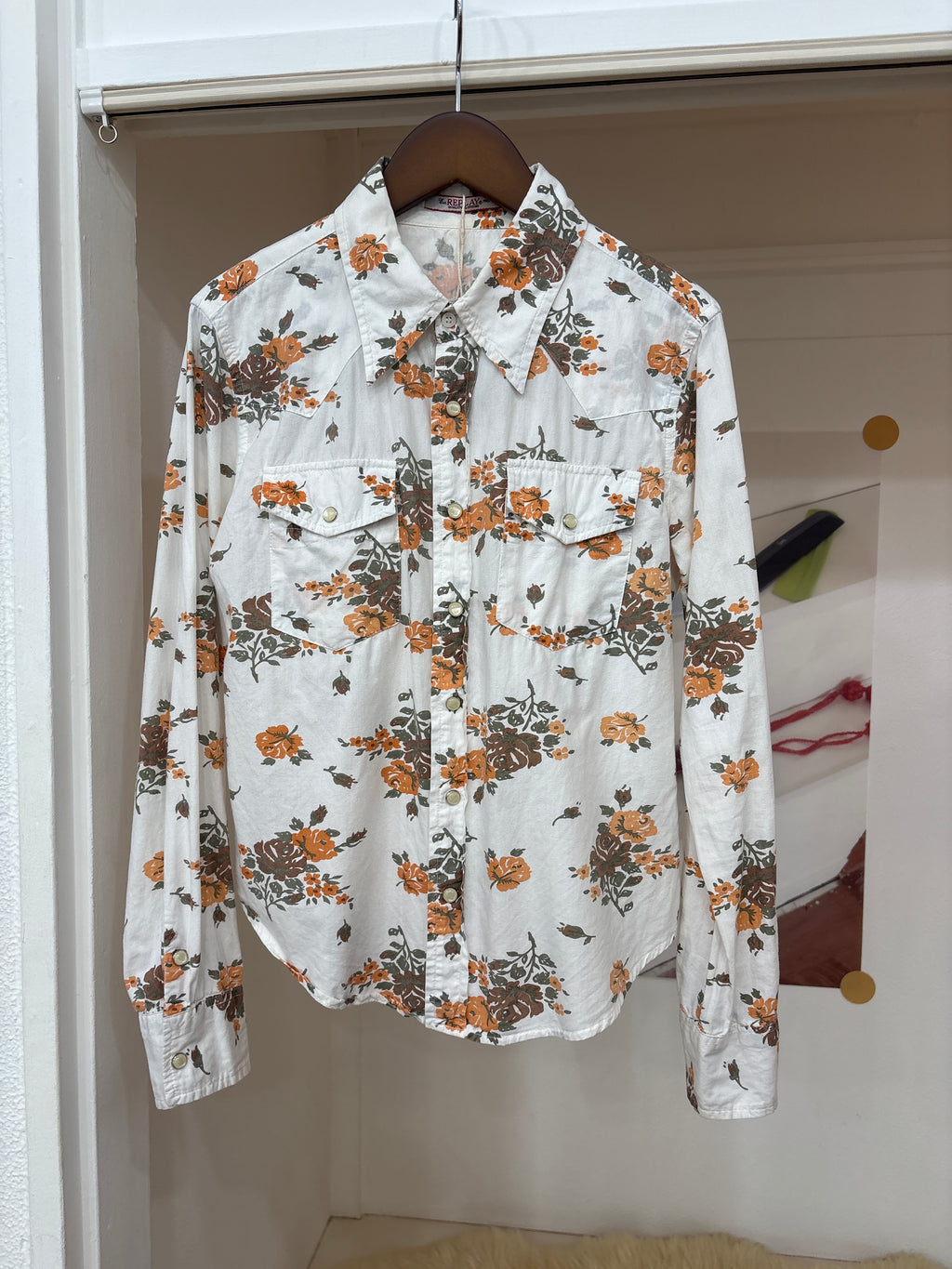flower pattern shirt
