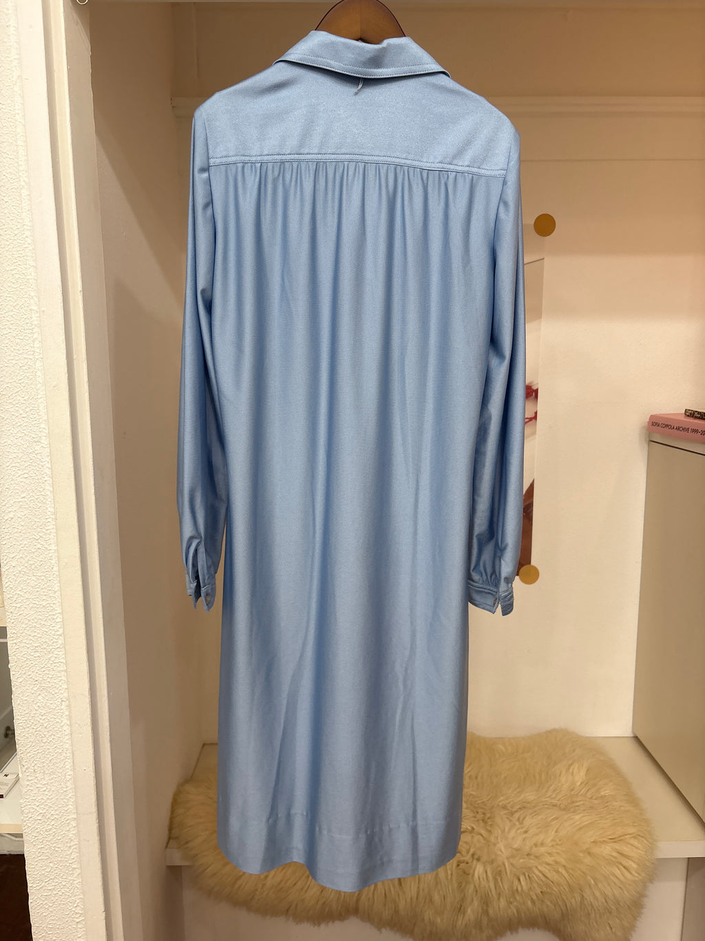 sky blue dress