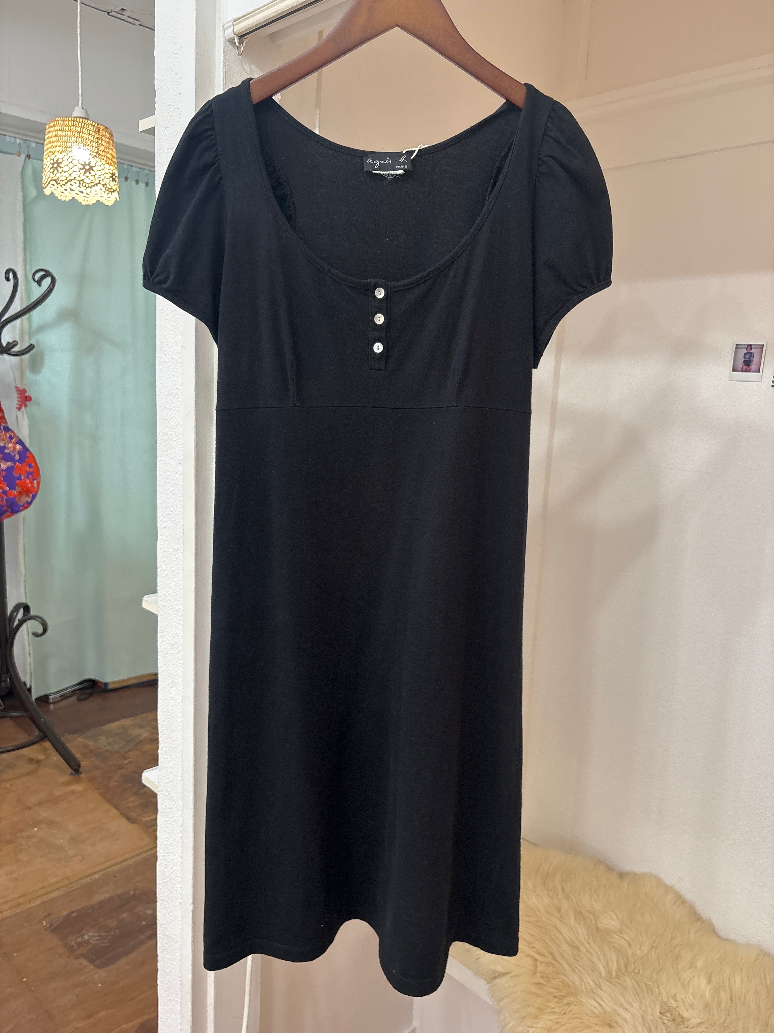 agnès b puff sleeve dress