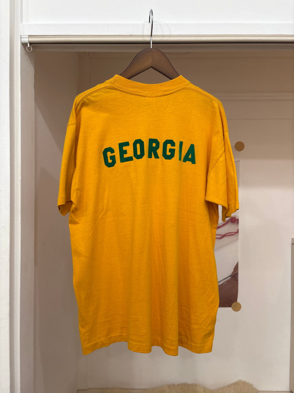 80's yellow tee
