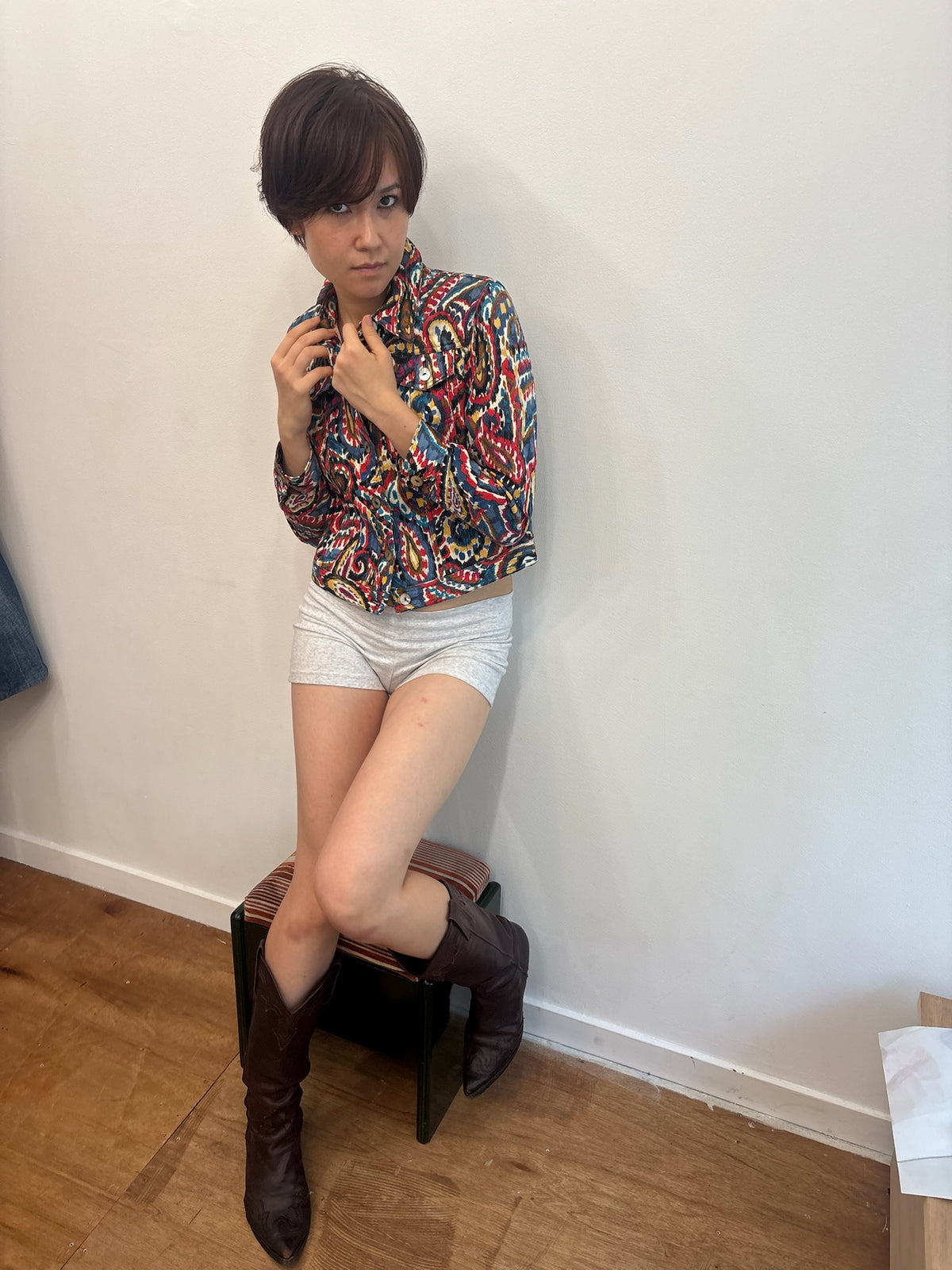 paisley pattern jacket